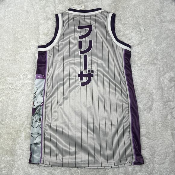 DRAGON BALL Z FRIEZA BASKETBALL JERSEY BOXLUNCH SHIRT - Picture 5 of 5